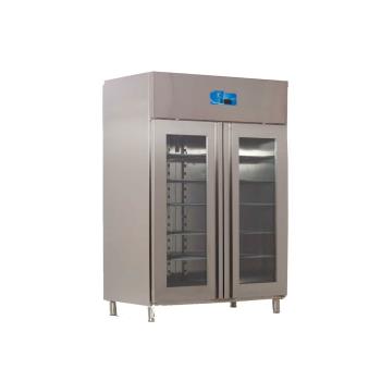 یخچال حرفه ای تمام استیل دو درب شیشه ای مدل RS G2